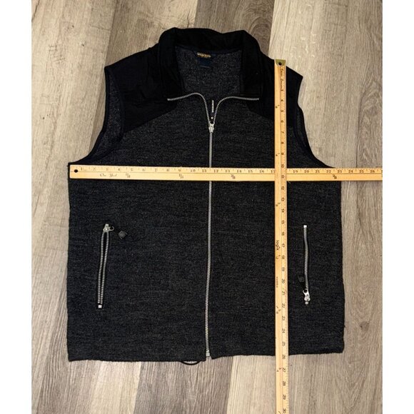 Woolrich Mens Wool Blend Zip-Up Vest - Picture 7 of 8